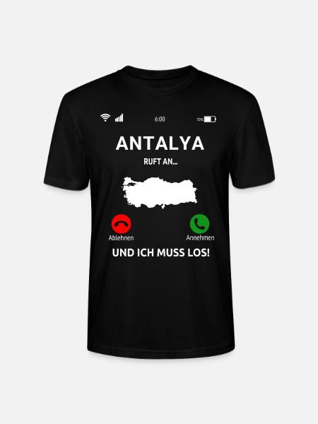 Antalya Urlaub Türkei Idee - Stanley/Stella Unisex Bio-T-Shirt CRAFTER - Schwarz