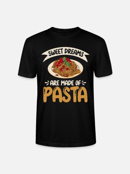 Pasta Lover Gifts - Stanley/Stella CRAFTER Unisex Organic T-Shirt - black