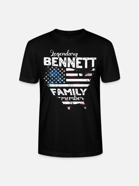 Family Bennett US - Stanley/Stella CRAFTER Unisex Organic T-Shirt - black