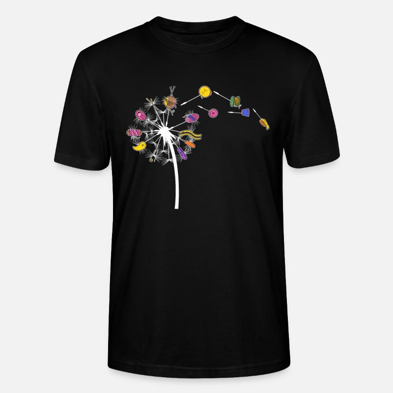 Dandelion - Sewing Pusteblume Sewing - Stanley/Stella Unisex Bio-T-Shirt CRAFTER - Schwarz