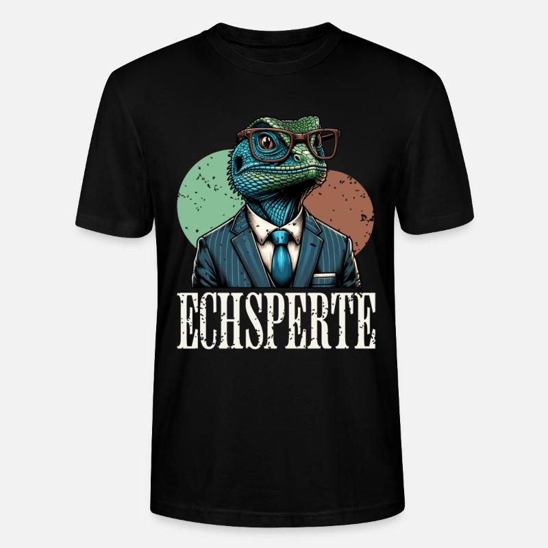 Echsperte - Stanley/Stella Unisex Bio-T-Shirt CRAFTER - Schwarz