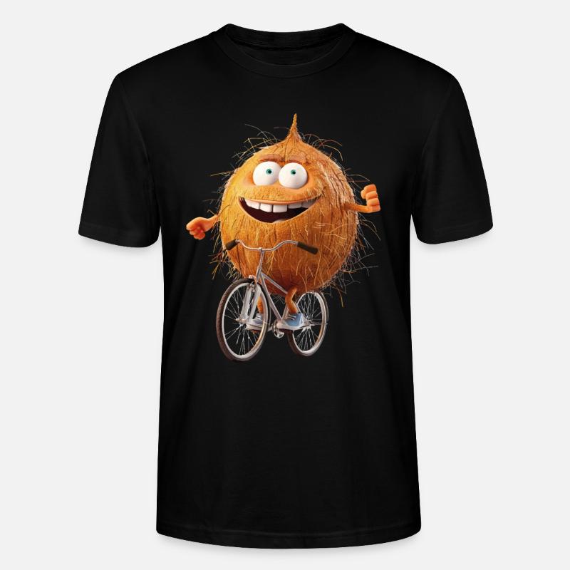 Vélo Coconut - T-shirt bio CRAFTER Stanley Stella Unisexe - noir