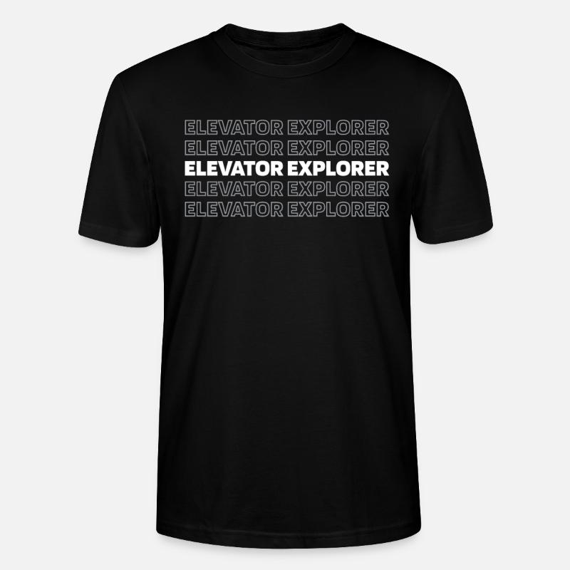 Elevator Elevator - Stanley/Stella CRAFTER Unisex Organic T-Shirt - black