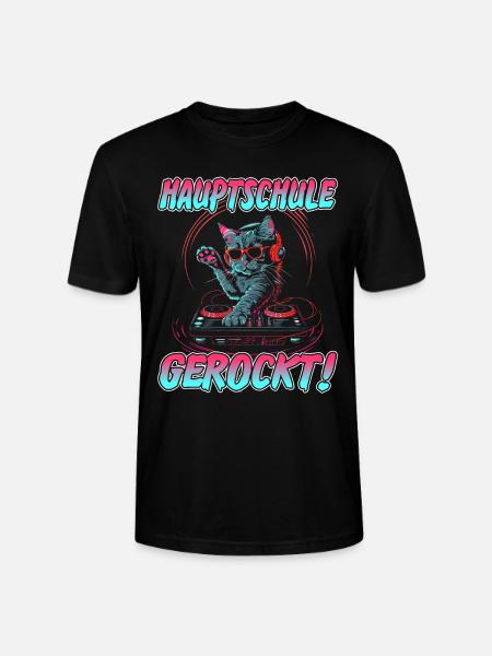 Abschlussklasse | Quali | Hauptschule gerockt - Stanley/Stella Unisex Bio-T-Shirt CRAFTER - Schwarz