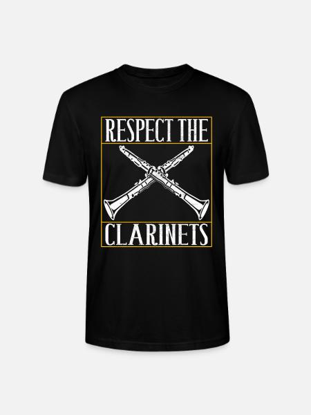 Clarinet Wind Instrument Clarinet player - Stanley/Stella CRAFTER Unisex Organic T-Shirt - black