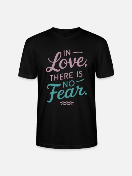Raising awareness of domestic violence - Stanley/Stella CRAFTER Unisex Organic T-Shirt - black