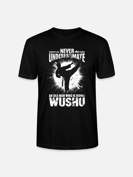 Wushu Spieler Geschenk - Stanley/Stella Unisex Bio-T-Shirt CRAFTER - Schwarz