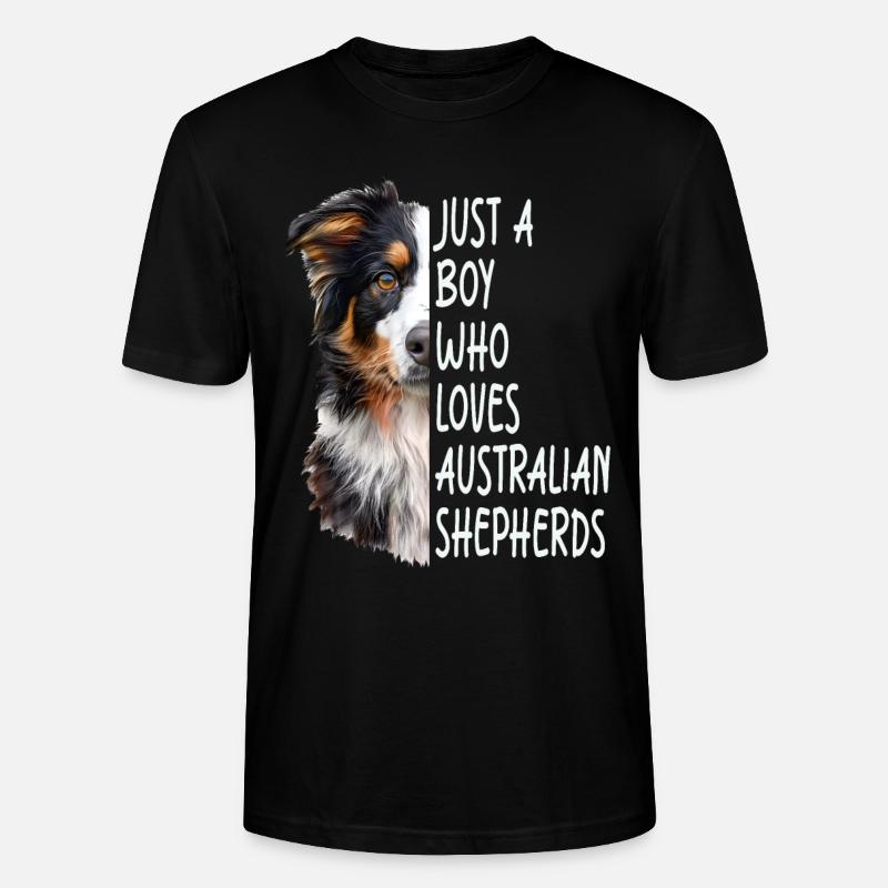 australischer Hirte - Stanley/Stella Unisex Bio-T-Shirt CRAFTER - Schwarz