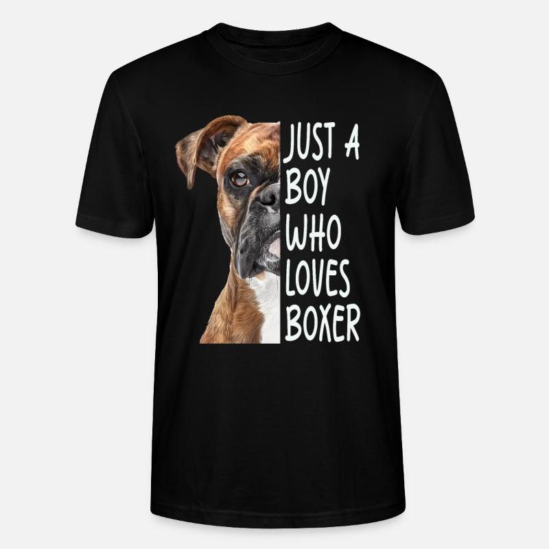 Boxer - Stanley/Stella Unisex Bio-T-Shirt CRAFTER - Schwarz