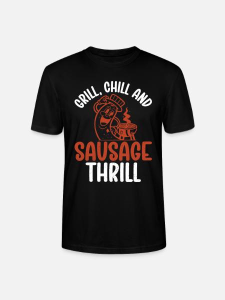 Sausage Lover - Stanley/Stella CRAFTER Unisex Organic T-Shirt - black