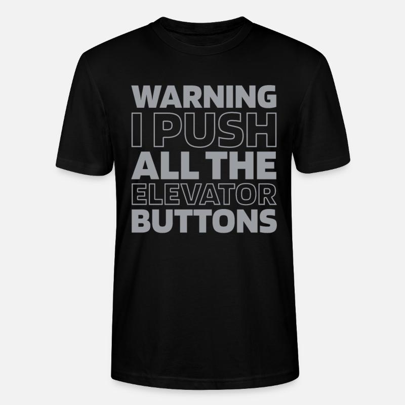 Elevator Elevator - Stanley/Stella CRAFTER Unisex Organic T-Shirt - black