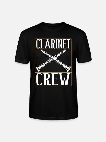 Clarinet Wind Instrument Clarinet player - Stanley/Stella CRAFTER Unisex Organic T-Shirt - black