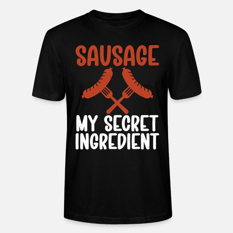 Sausage Lover - Stanley/Stella Unisex Bio-T-Shirt CRAFTER - Schwarz
