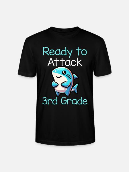 Ready To Attack 3rd Grade - Stanley/Stella Unisex Bio-T-Shirt CRAFTER - Schwarz