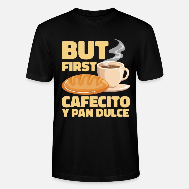 Mais d’abord Cafecito - T-shirt bio CRAFTER Stanley Stella Unisexe - noir