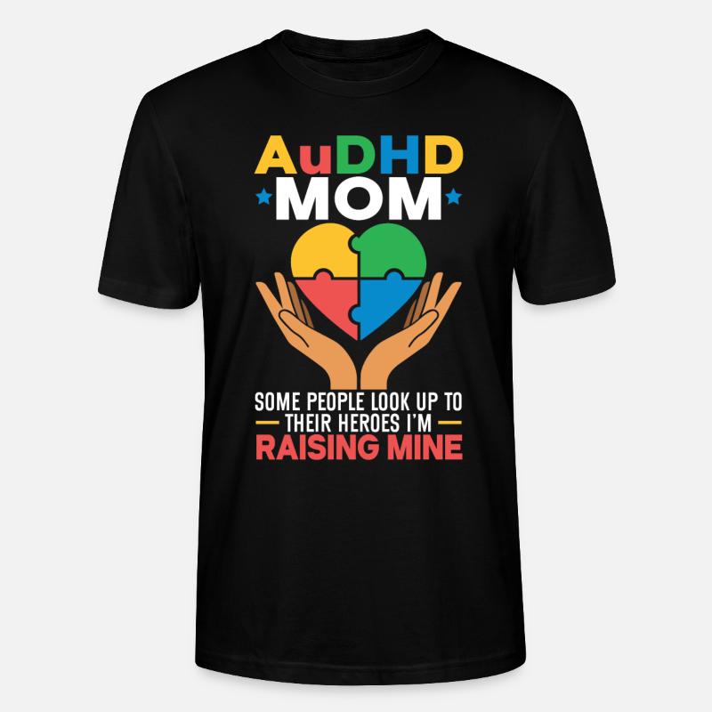 Audhd Behinderung er Autismus Adhs - Stanley/Stella Unisex Bio-T-Shirt CRAFTER - Schwarz