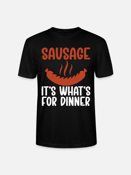 Sausage Lover - Stanley/Stella Unisex Bio-T-Shirt CRAFTER - Schwarz