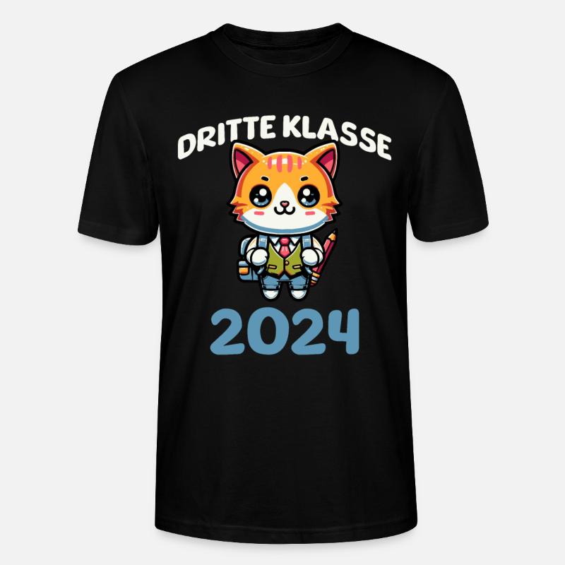 Troisième classe 2024 - T-shirt bio CRAFTER Stanley Stella Unisexe - noir
