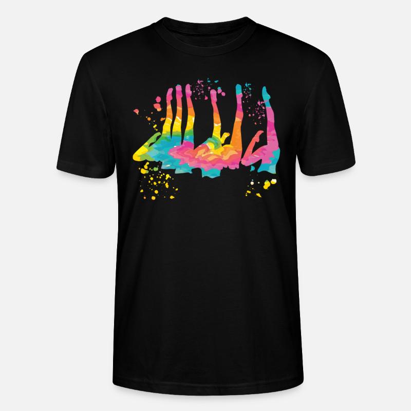 Artistic Swim Team Synchronschwimmen - Stanley/Stella Unisex Bio-T-Shirt CRAFTER - Schwarz