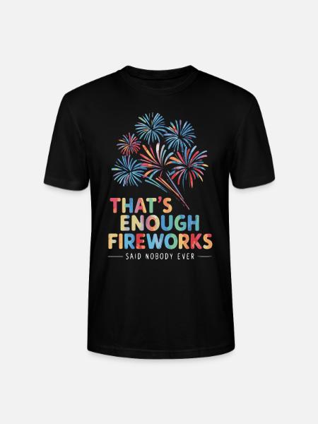 Pyrotechnics Fireworks Pyrotechnics - Stanley/Stella CRAFTER Unisex Organic T-Shirt - black