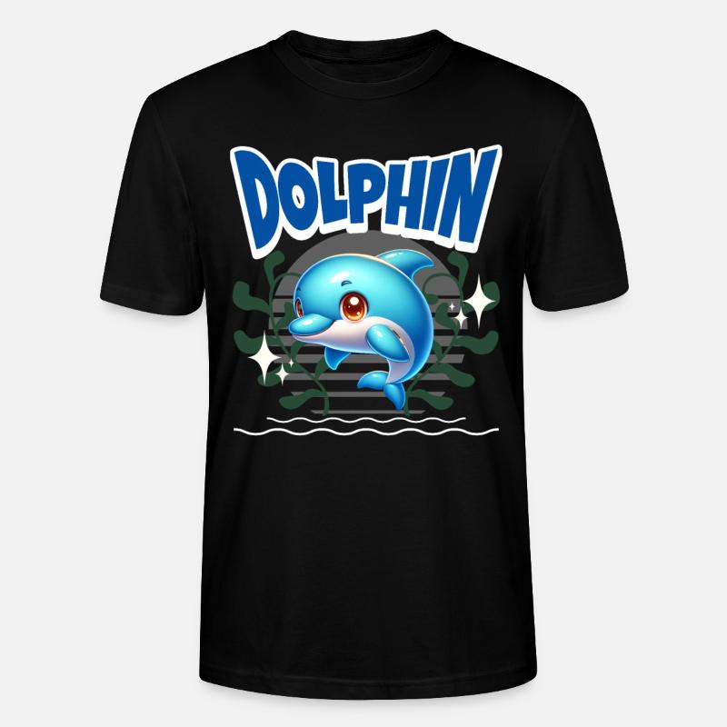 Delfin - Stanley/Stella Unisex Bio-T-Shirt CRAFTER - Schwarz