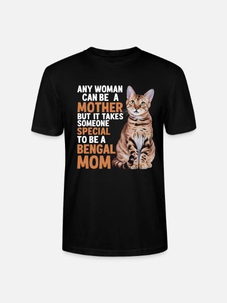 Katze Bengal Geschenk - Stanley/Stella Unisex Bio-T-Shirt CRAFTER - Schwarz