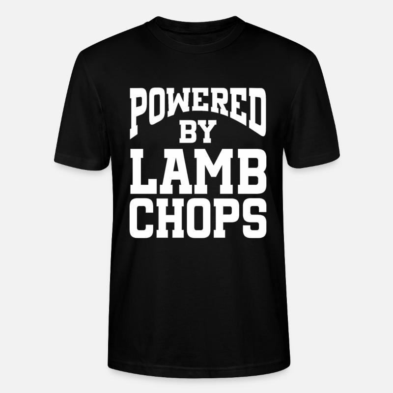 Powered By Lamb Chops - Stanley/Stella Unisex Bio-T-Shirt CRAFTER - Schwarz