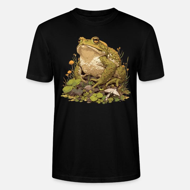 Toad Toads Toad - Stanley/Stella CRAFTER Unisex Organic T-Shirt - black
