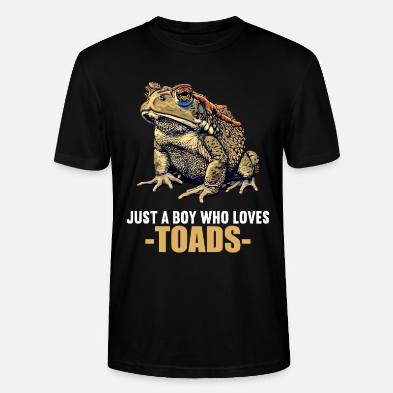 Toad Toads Toad - Stanley/Stella CRAFTER Unisex Organic T-Shirt - black