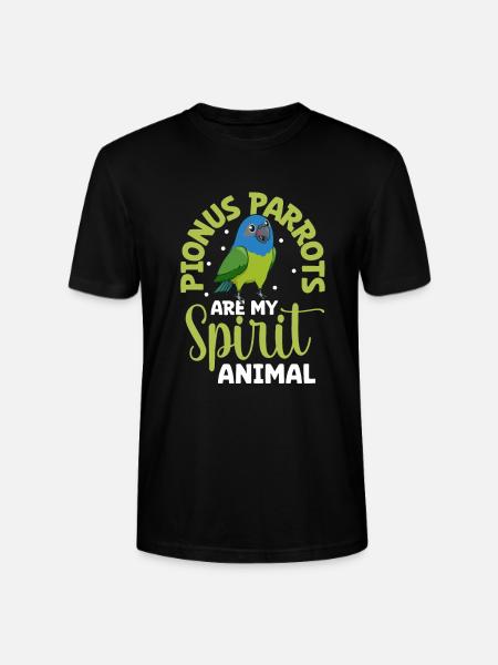 Favourite animal - Red-rumped parrot - Stanley/Stella CRAFTER Unisex Organic T-Shirt - black