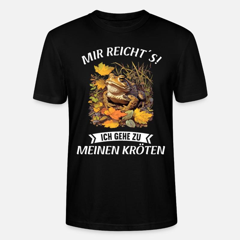 Toad Toads Toad - Stanley/Stella CRAFTER Unisex Organic T-Shirt - black