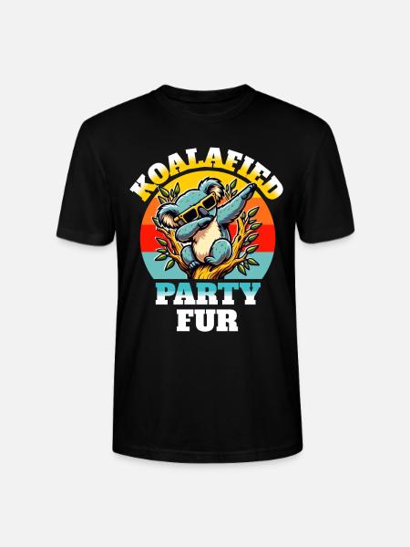 Lustige Koala Sprüche - Stanley/Stella Unisex Bio-T-Shirt CRAFTER - Schwarz
