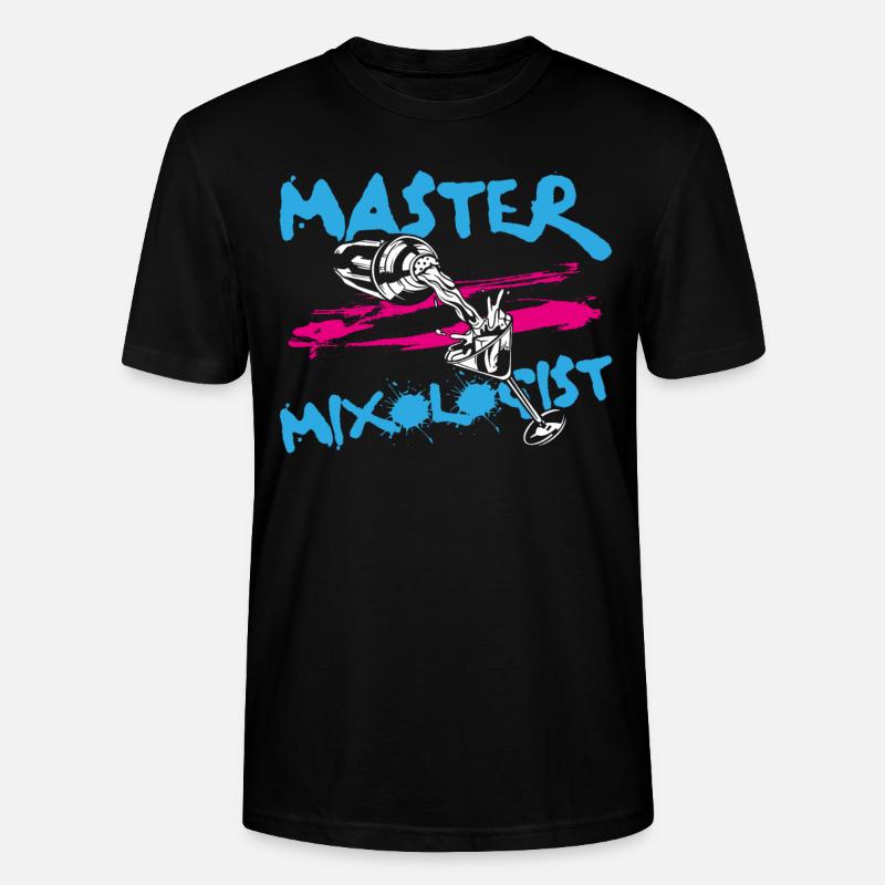Bartender Mixologist Master - Stanley/Stella CRAFTER Unisex Organic T-Shirt - black