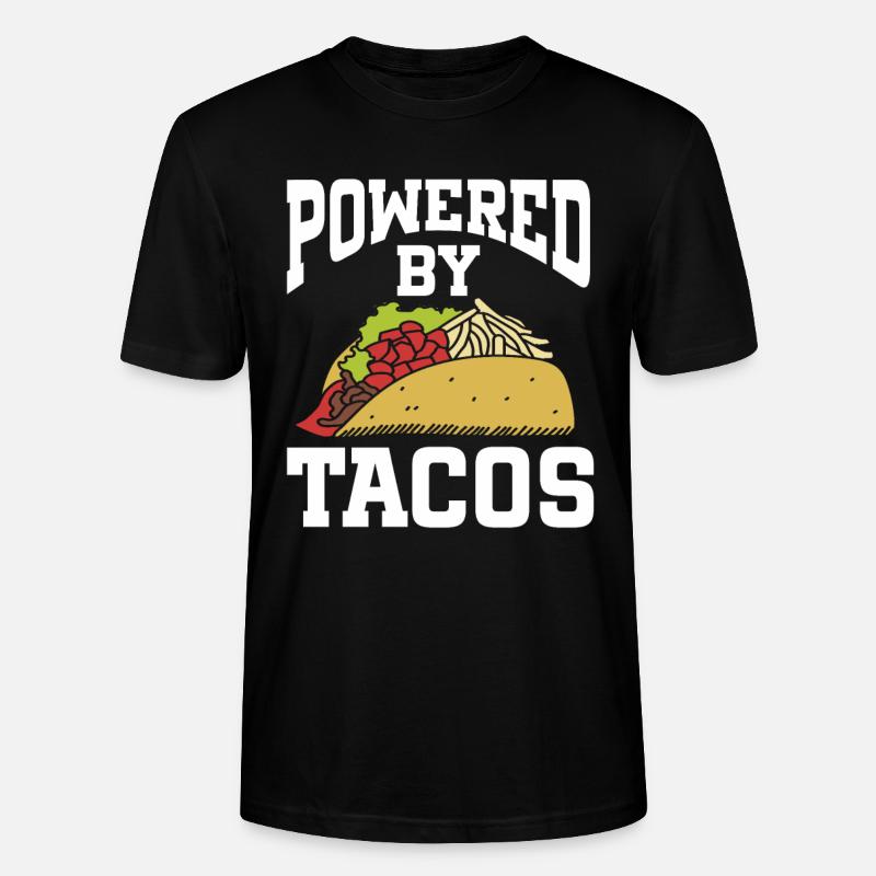 Propulsé par les tacos - T-shirt bio CRAFTER Stanley Stella Unisexe - noir