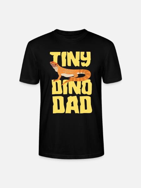 Bearded Dragon Beardie Dad - Stanley/Stella CRAFTER Unisex Organic T-Shirt - black