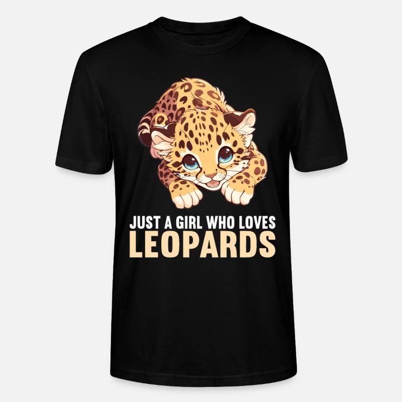 Léopard léopard - T-shirt bio CRAFTER Stanley Stella Unisexe - noir