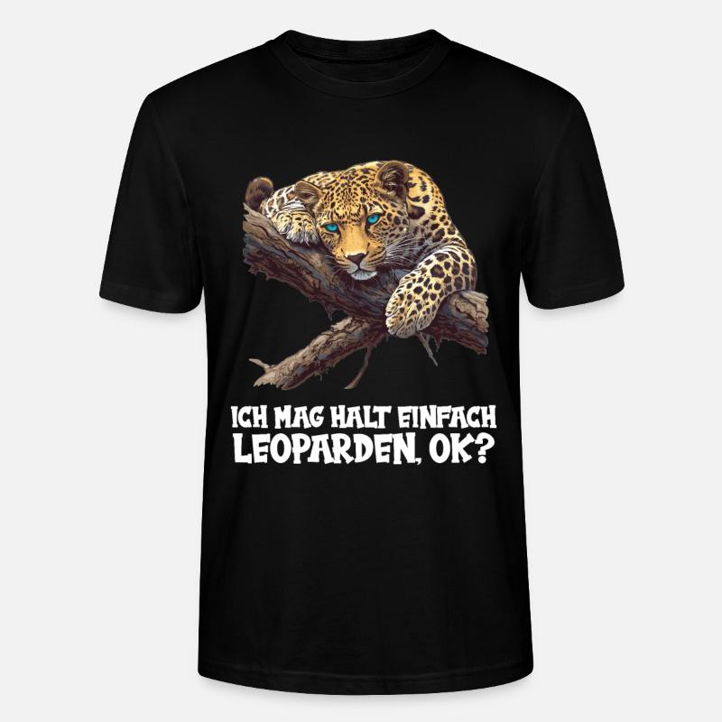 Léopard léopard - T-shirt bio CRAFTER Stanley Stella Unisexe - noir