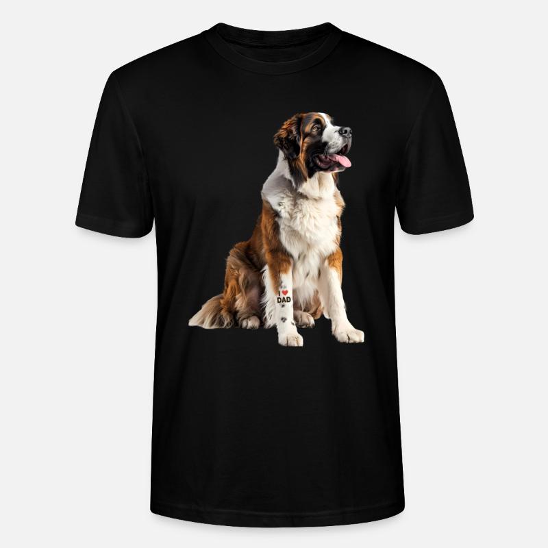 Bernard Saint Sapa - Stanley/Stella Unisex Bio-T-Shirt CRAFTER - Schwarz
