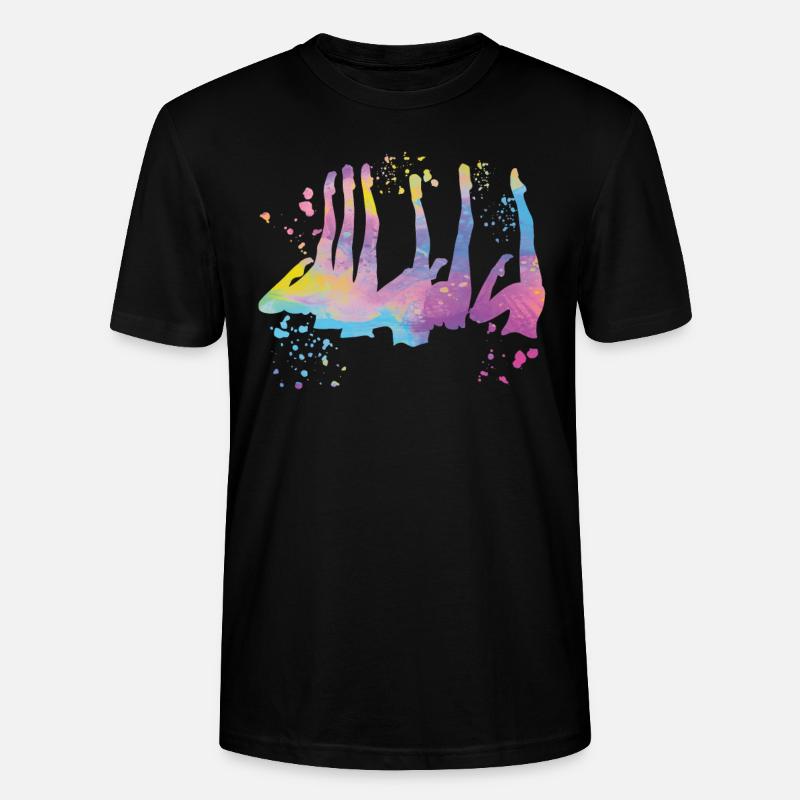 Artistic Swim Team Synchronschwimmen - Stanley/Stella Unisex Bio-T-Shirt CRAFTER - Schwarz