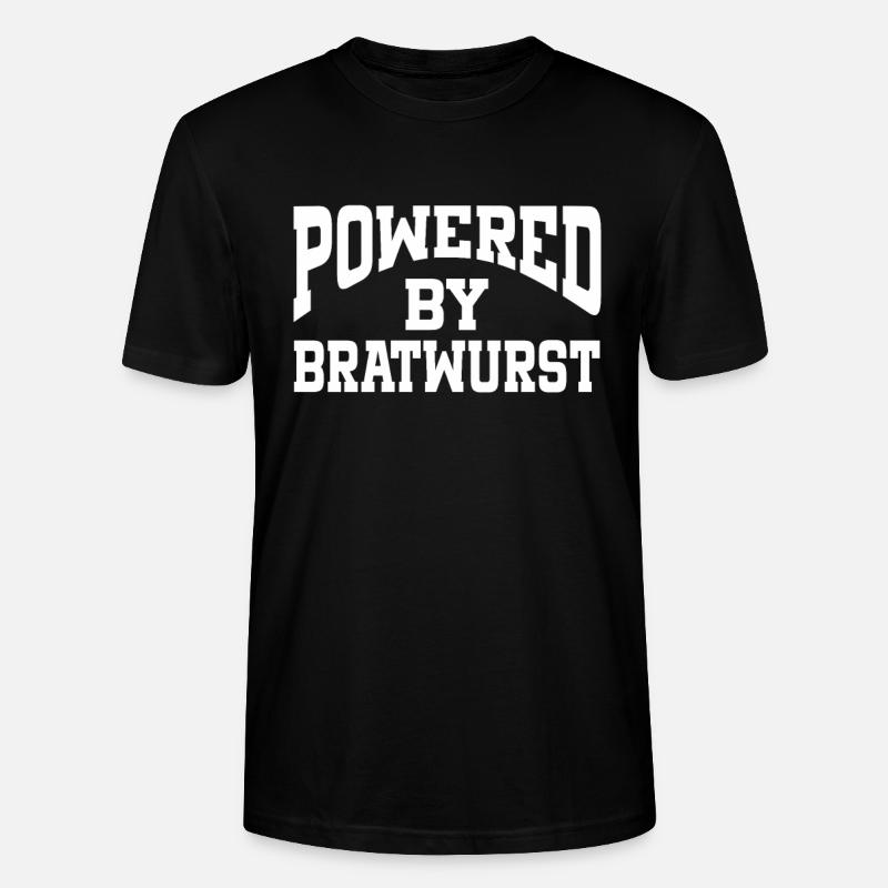 Propulsé par Bratwurst - T-shirt bio CRAFTER Stanley Stella Unisexe - noir