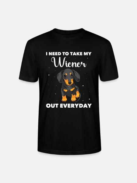 Dackel Wiener - Stanley/Stella Unisex Bio-T-Shirt CRAFTER - Schwarz
