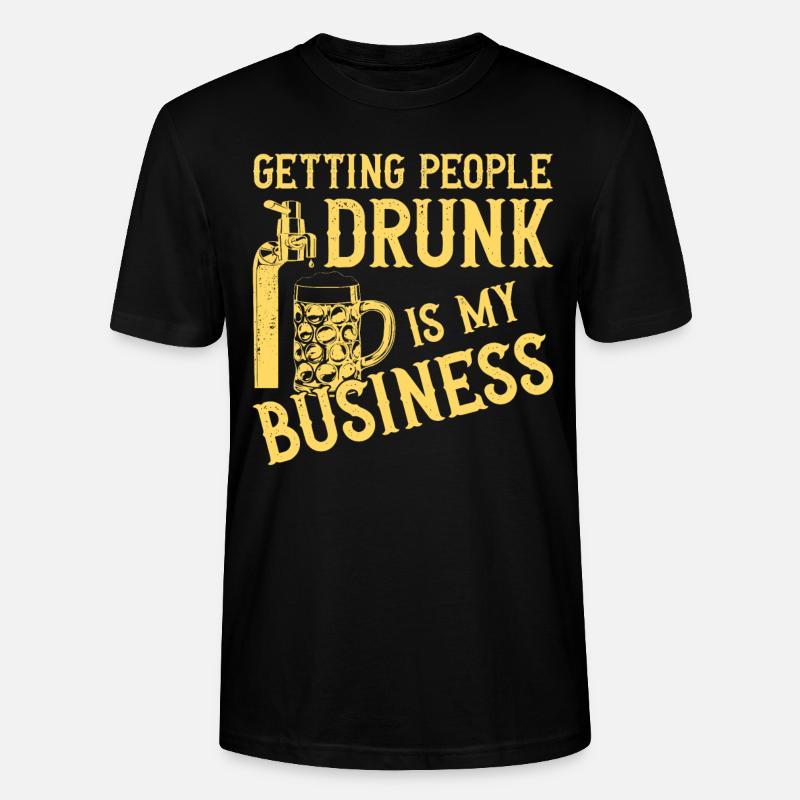 Bartender Mixologist Getting - Stanley/Stella Unisex Bio-T-Shirt CRAFTER - Schwarz
