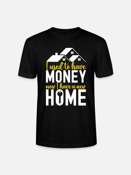 Homeowners Housewarming Party - Stanley/Stella CRAFTER Unisex Organic T-Shirt - black