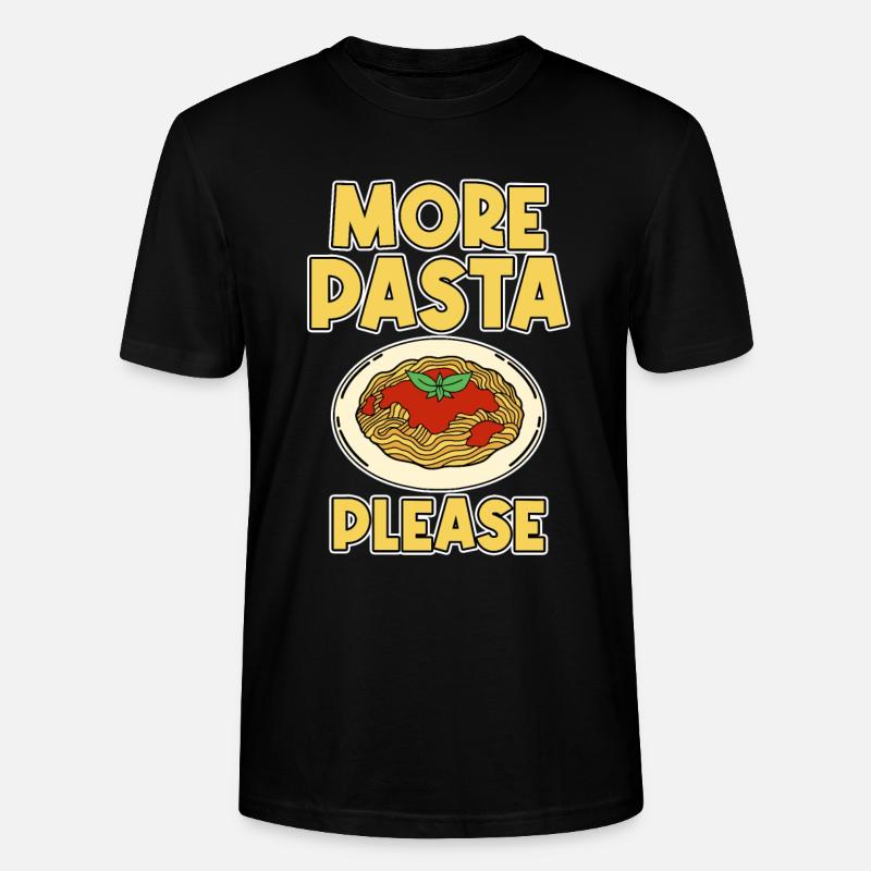 More Pasta Please 2 - Stanley/Stella CRAFTER Unisex Organic T-Shirt - black