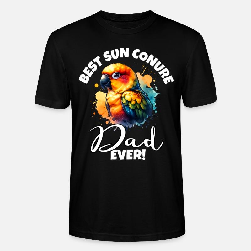 Bester Sun Conure Papa - Stanley/Stella Unisex Bio-T-Shirt CRAFTER - Schwarz