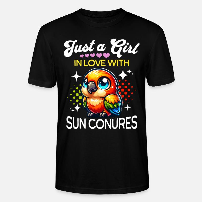 Fille perruche soleil - T-shirt bio CRAFTER Stanley Stella Unisexe - noir