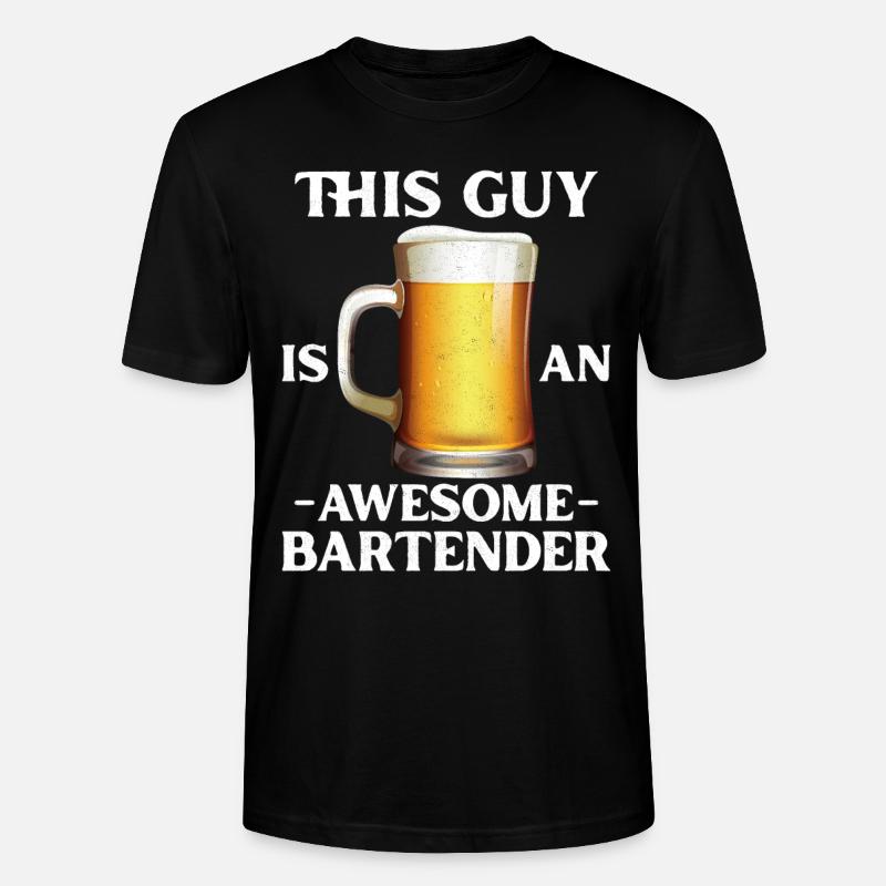 Bartender Mixologist This Guy Is - Stanley/Stella Unisex Bio-T-Shirt CRAFTER - Schwarz