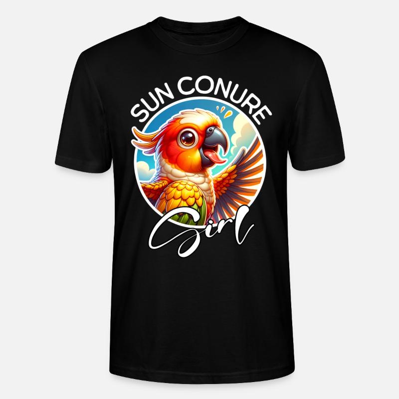 Fille Conure du Soleil - T-shirt bio CRAFTER Stanley Stella Unisexe - noir