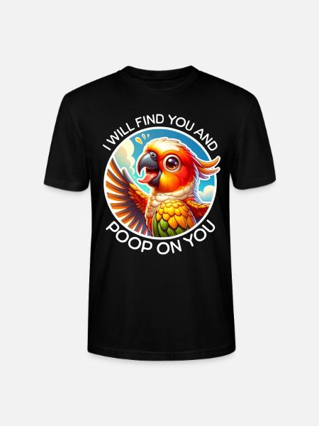 Sun parakeet sayings - Stanley/Stella CRAFTER Unisex Organic T-Shirt - black