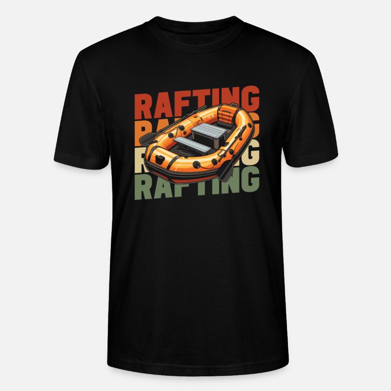 Rafting - Stanley/Stella Unisex Bio-T-Shirt CRAFTER - Schwarz